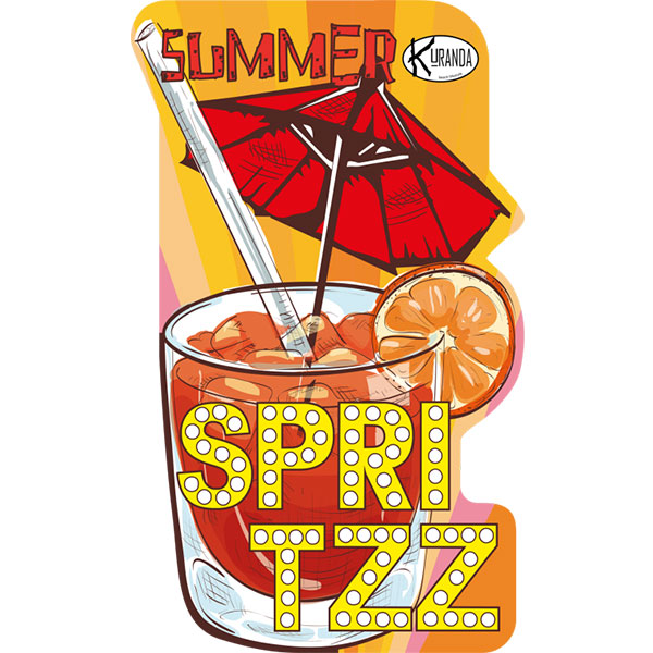 Limited Edition Beach Towel Spritz / Telo Mare Limited Edition Spritz / K-LED-SPRI